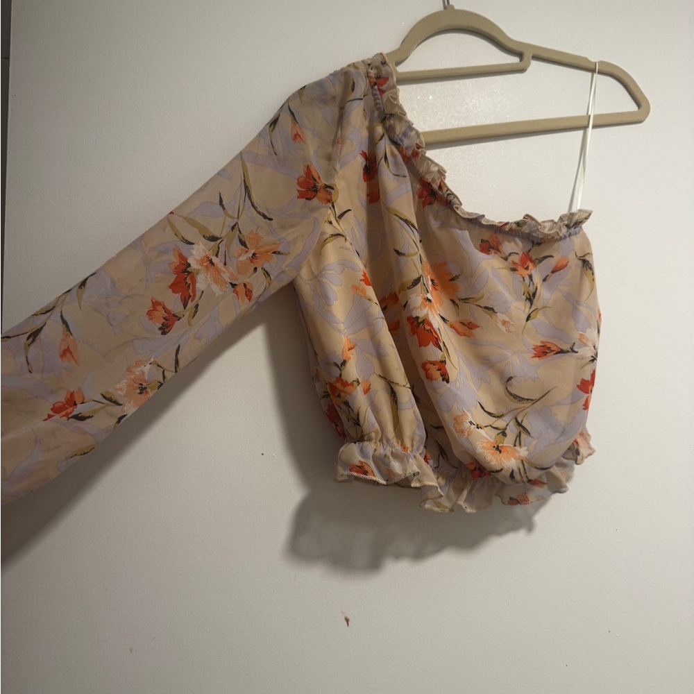 Floral Off-Shoulder Women's Top